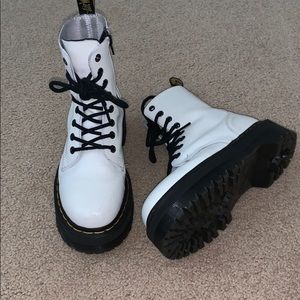 Dr Martens Jadon Leather Platform Boots